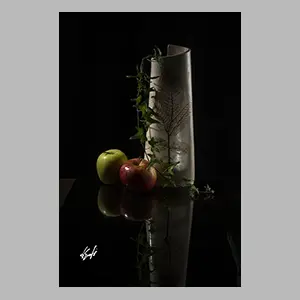 Florero con Manzanas. 