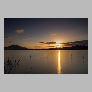 Atardecer en el pantano, Granada 2021 © JGM