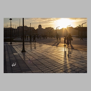 'Dorada quietud' - Puerto de la Coruña